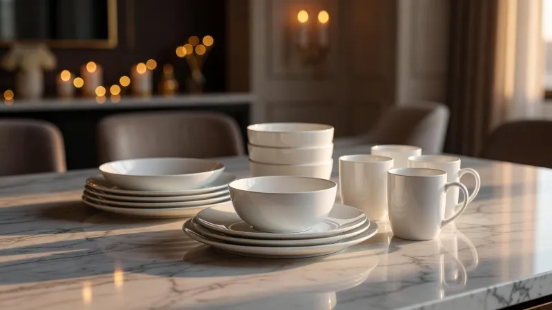Corelle Winter Frost White 16-Piece Dinnerware Set